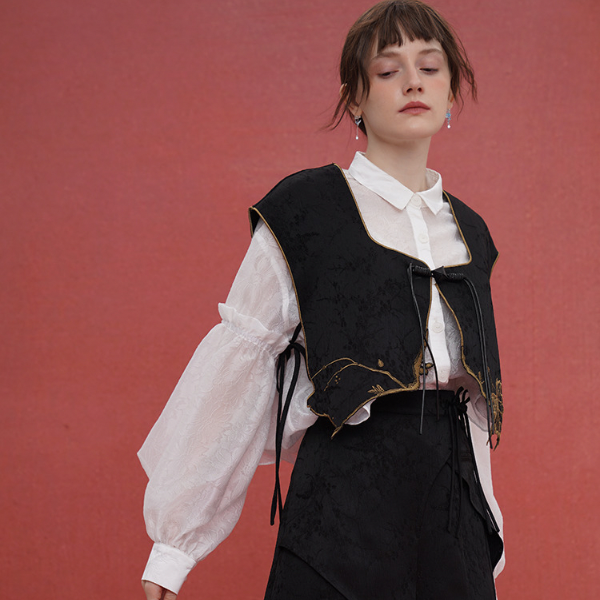 リーフモチーフベスト w-032