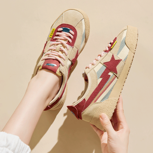 【2color】スウェードスタースニーカー X-118