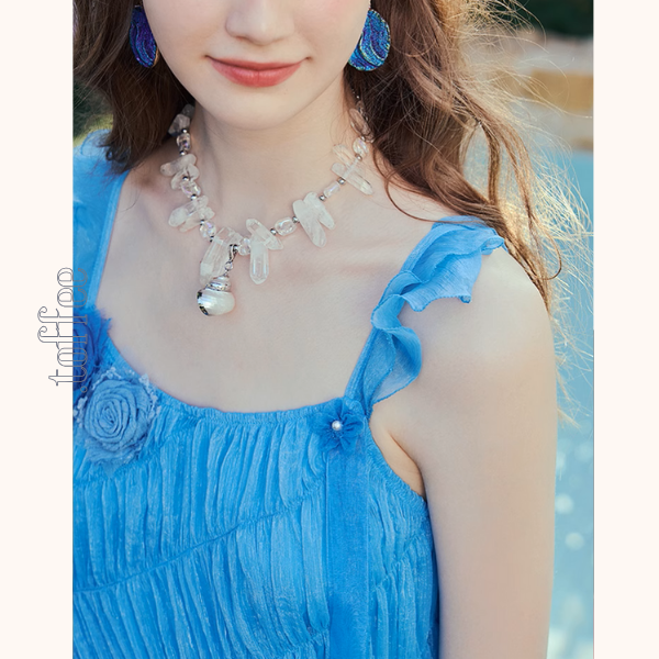 ブルーローズキャミワンピース《Z00968》