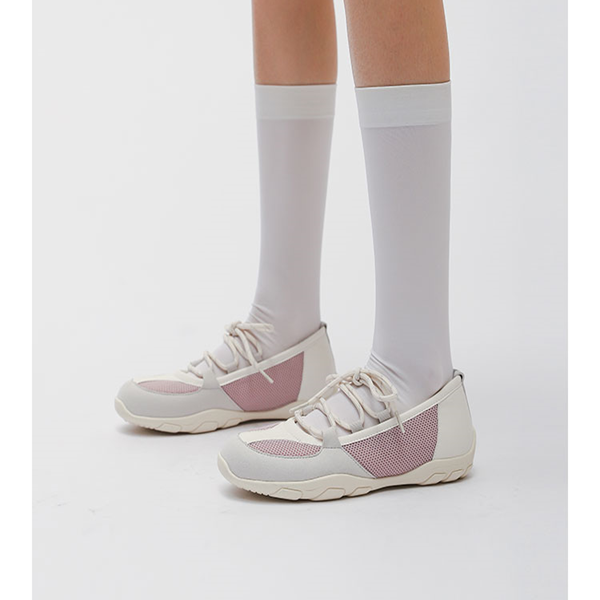 【3color】メッシュフラットソールシューズ