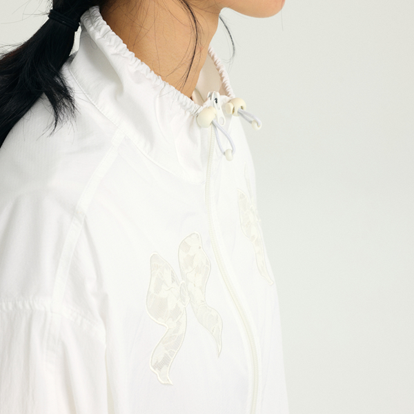 リボンモチーフの中空ジャケット Z00354