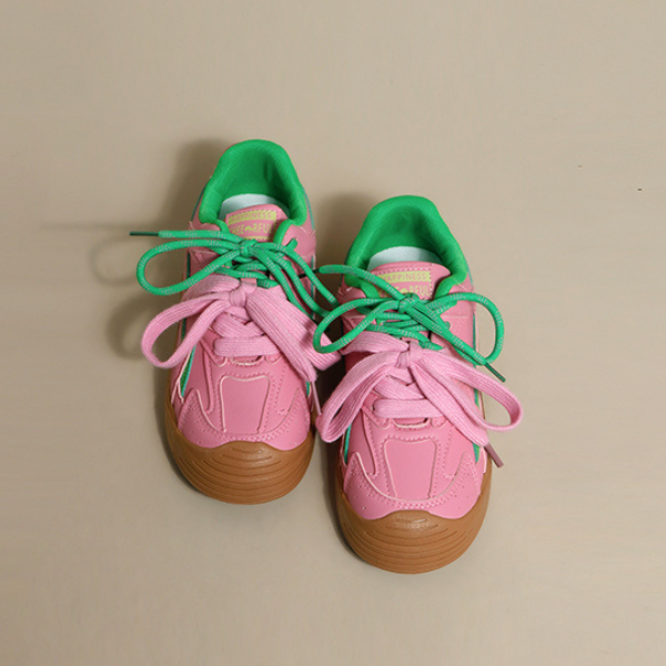 【4color】カラフルレースアップスニーカー Z00209