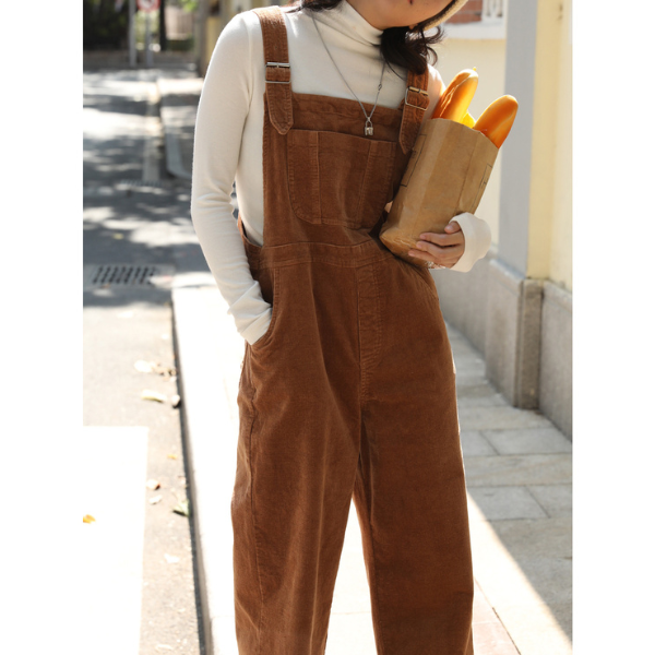 コーデュロイオーバーオール w-036