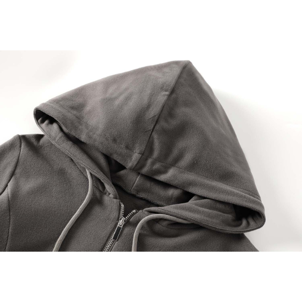 【2color】フィット&フレアパーカーワンピース X-344