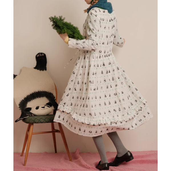 【2pattern】コットンレースワンピース Z00074