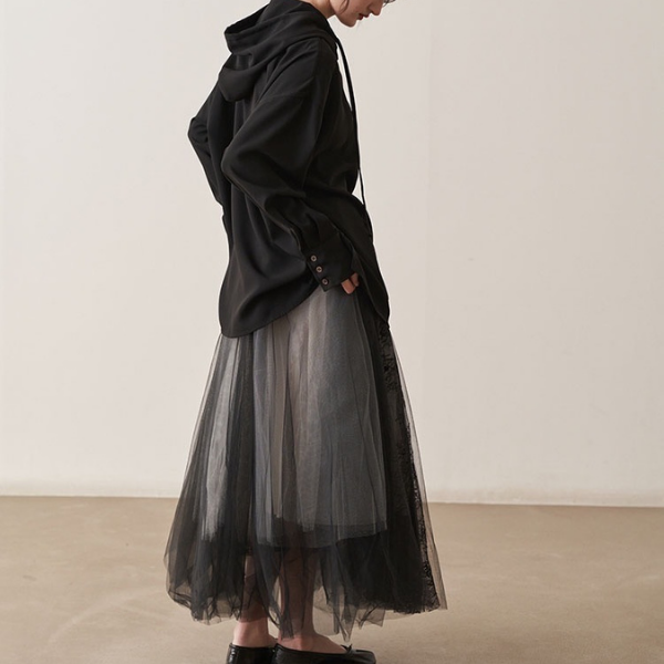チュールレーススカート X-088