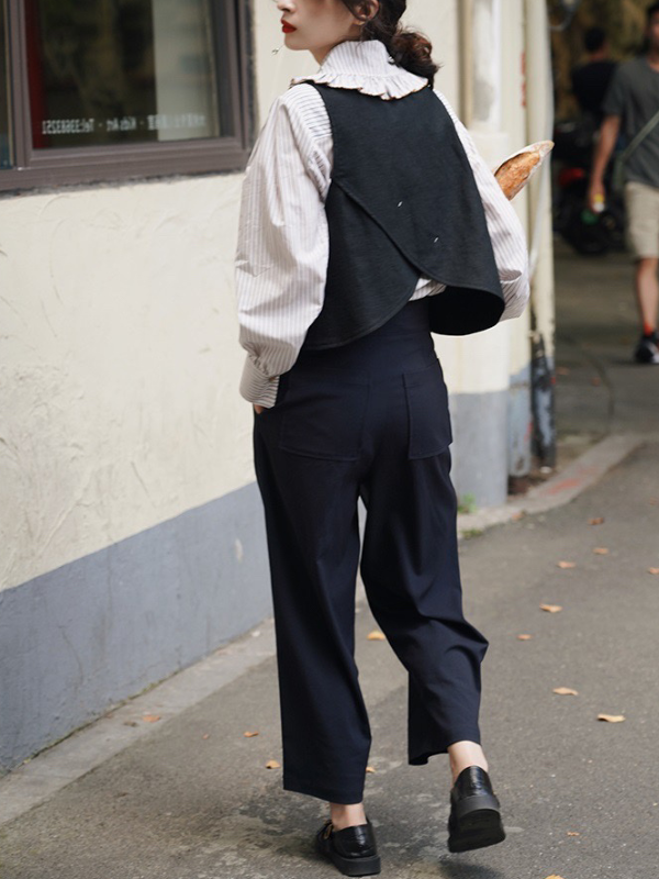 クラシカルなランタンスリーブブラウス  su0094