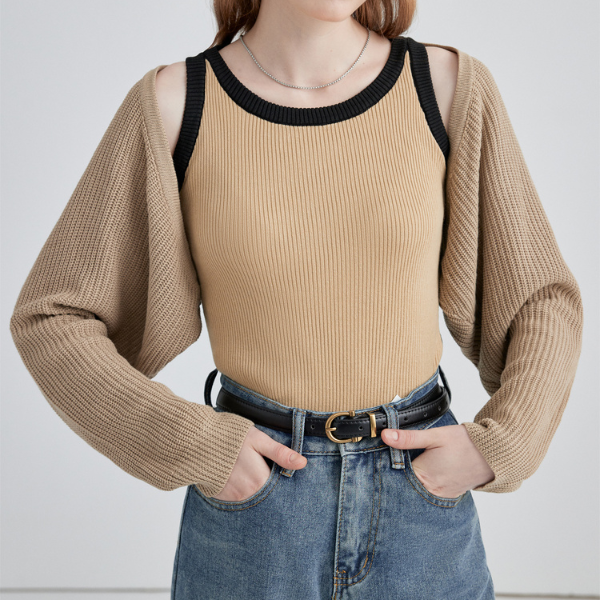 タンクトップ+ショールアンサンブル X-219