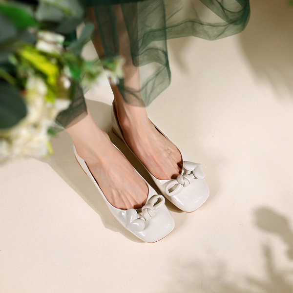 【2color】ハートノットパンプス X-041