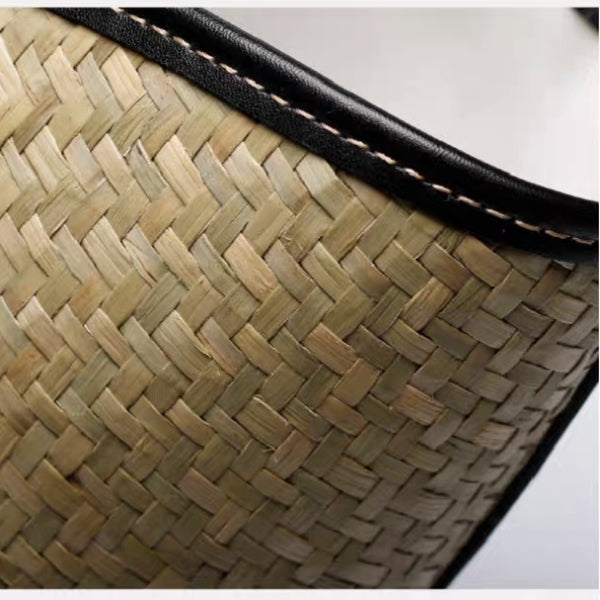 天然ラフィアショルダートートバッグ  su0044