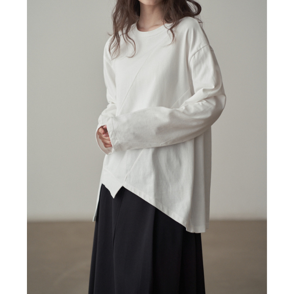 Aラインオーバーサイズシャツ Z00152
