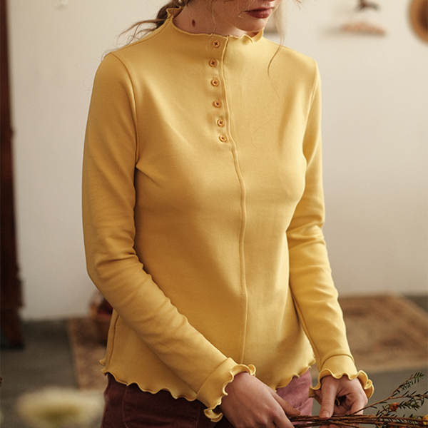 ハーフハイネックボトミングトップ Z00496