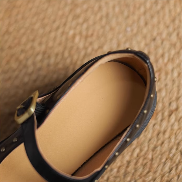 【3color】レトロ可愛い厚底メリージェーンシューズ《Z01099》