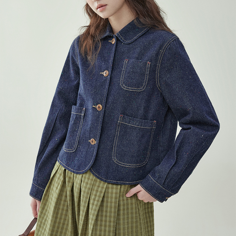 パッチポケットデニムジャケット 《Z00770》