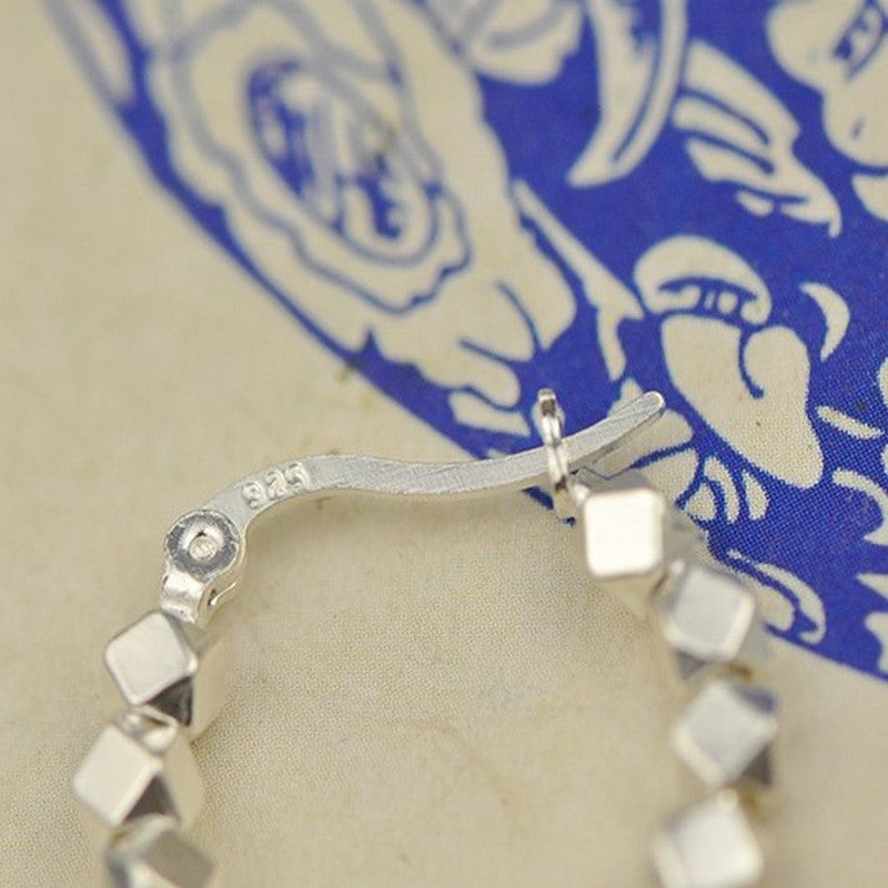 シルバー粒粒ピアス