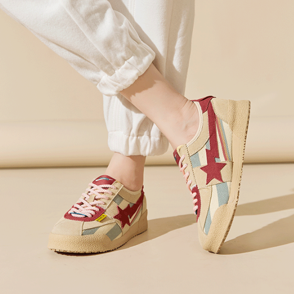 【2color】スウェードスタースニーカー X-118