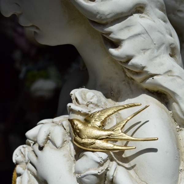 つばめブローチ X-093