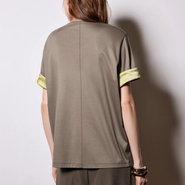 【3color】ボックスシルエットクルーネックTシャツ《Z00925》