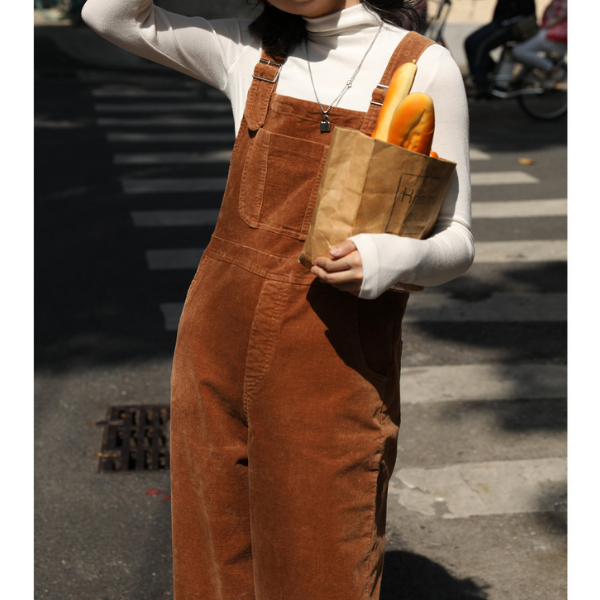 コーデュロイオーバーオール w-036