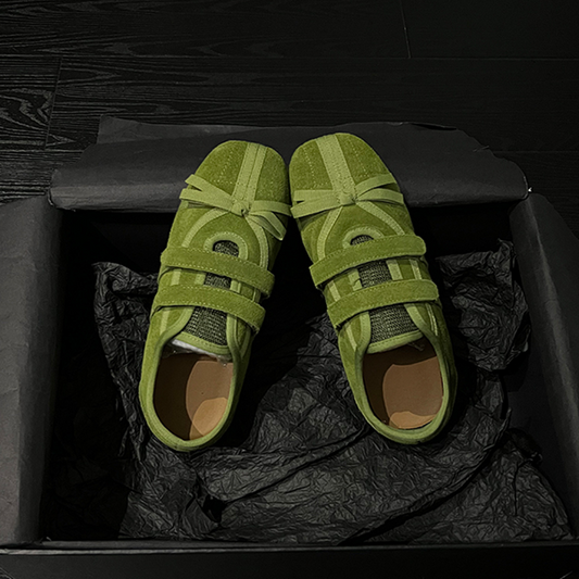 【3color】フロントリボンベルクロスニーカー Z00480