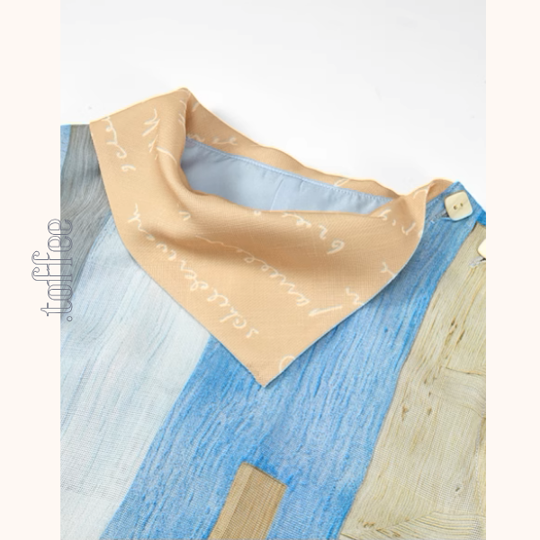 ルームプリントノースリーブワンピース《Z00980》