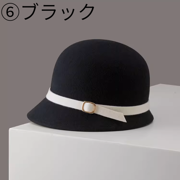【6color】静けさを纏うベルトハット《Z01156》