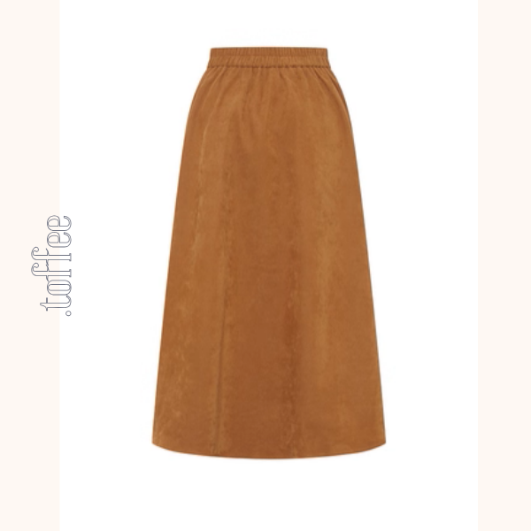 【2color】名画が踊る、切替アートプリントスカート《Z01123》