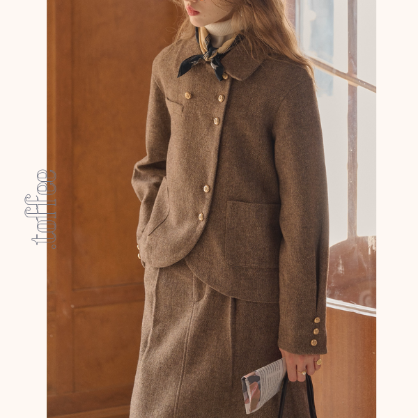 秋灯の街とクラシックツイードセット《Z01166》