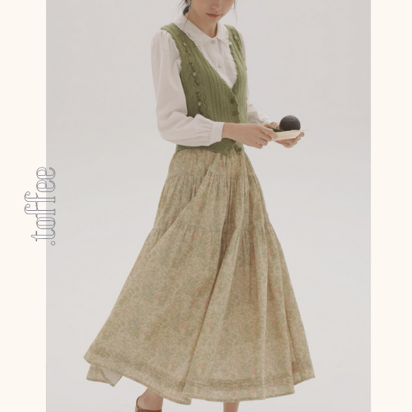 ミスティーフォレスト*Aラインロングスカート《Z01192》