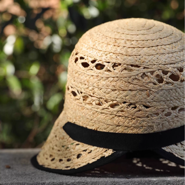 メッシュラフィアハット《Z01022》