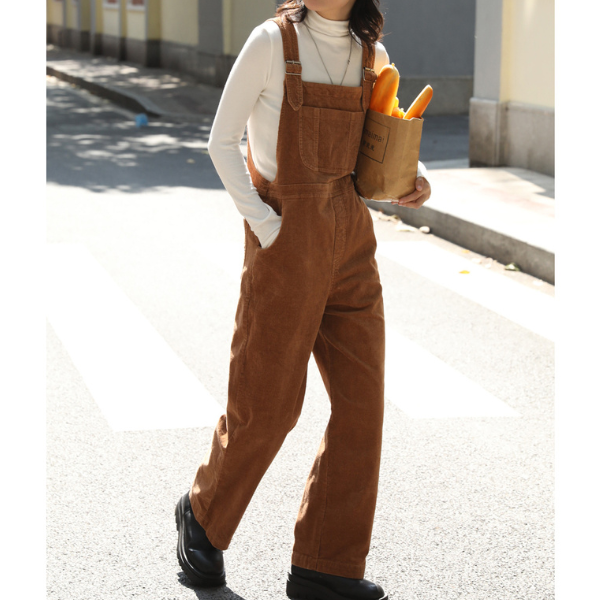 コーデュロイオーバーオール w-036