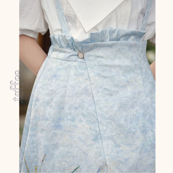 ヴィンテージプリントイレギュラーラップスカート《Z00842》