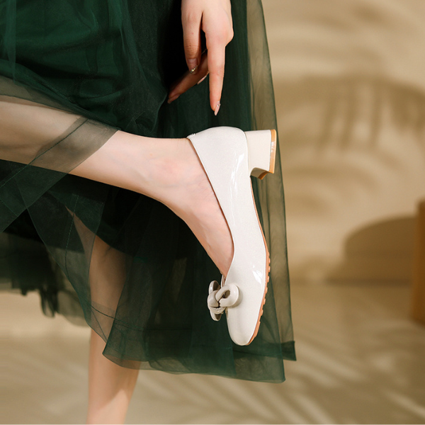 【2color】ハートノットパンプス X-041