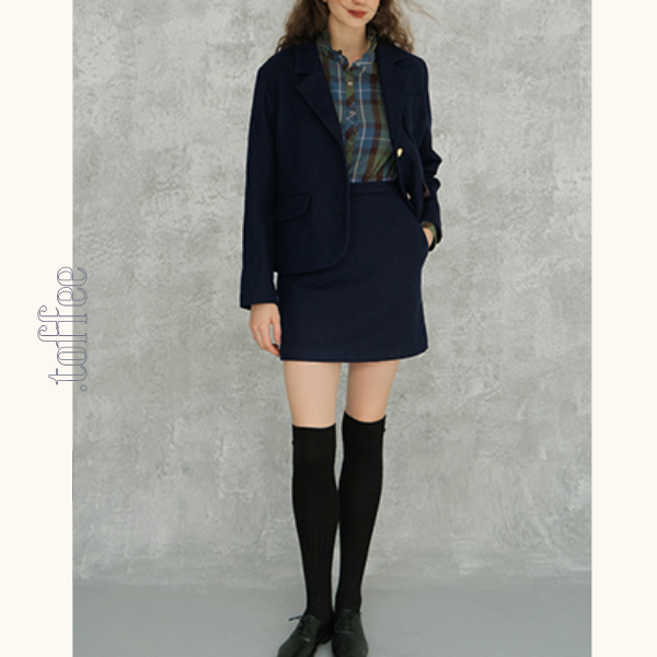 スタンドカラーボタンダウンチェックシャツ  《Z00707》