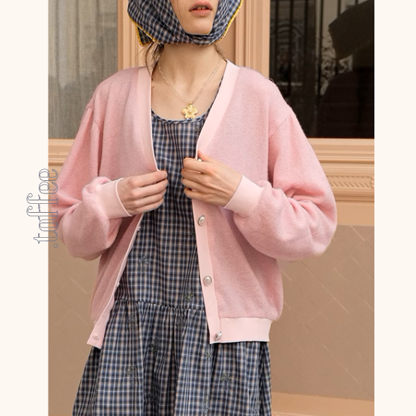 フラワーモチーフクリスタルチェーンネックレス《Z00876》