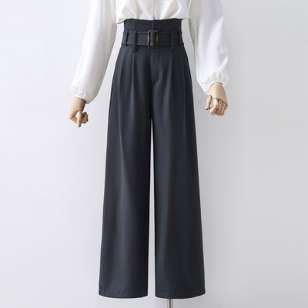 【2color】ドレープワイドパンツ AU-377