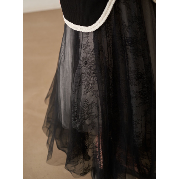 チュールレーススカート X-088