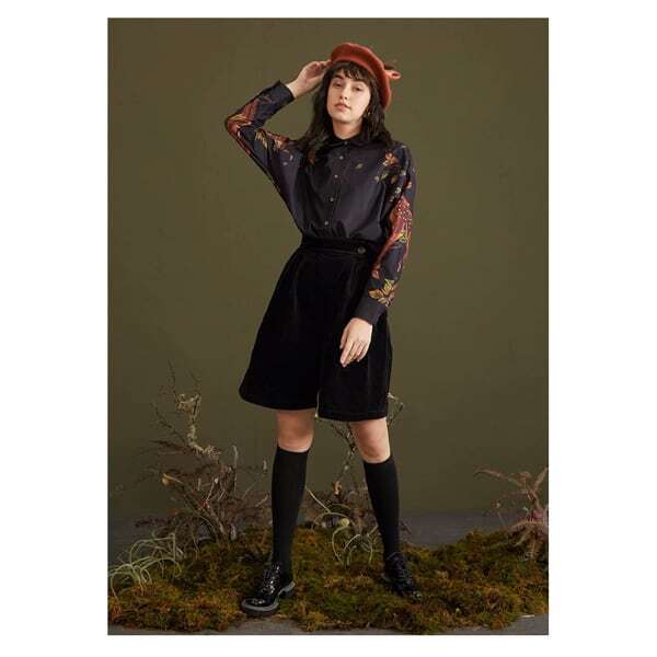 ナイトフォレストシャツブラウス C0074