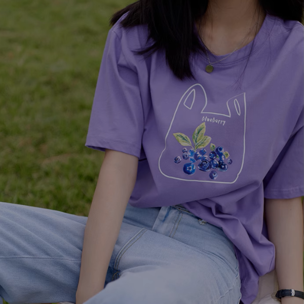 【5color】オーバーサイズロングプリントTシャツ《Z00991》