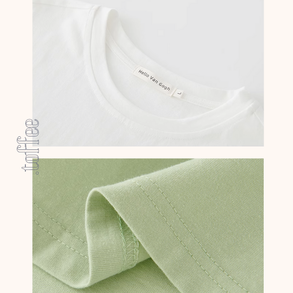 【8color】オーバーサイズドロップショルダープリントTシャツ《Z00994》