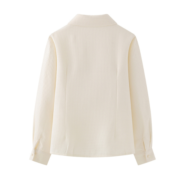 フレンチスタイルワッフルシャツ X-006