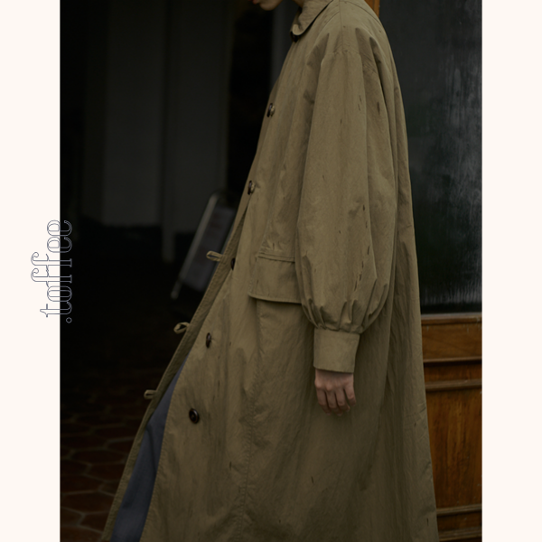オリーブグリーンロングジャケット Z00524