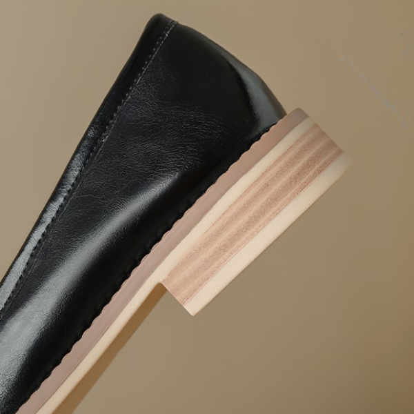 コントラストカラーアッパーチェーンローファー AU-121