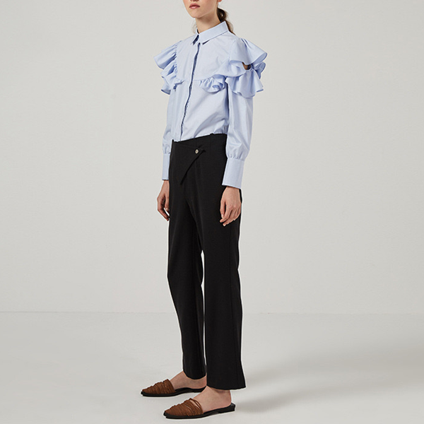 フリルショルダーシャツ Z00460