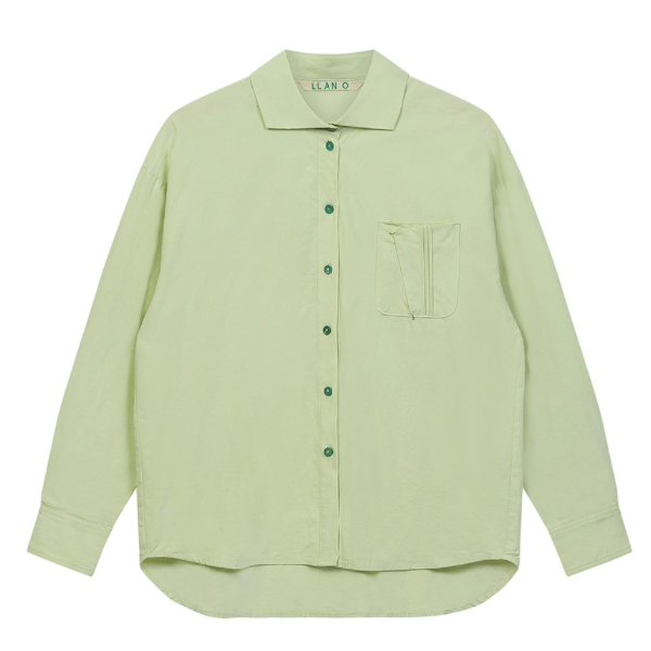 【2color】 コットン100%コントラストボタンシャツ Z00070