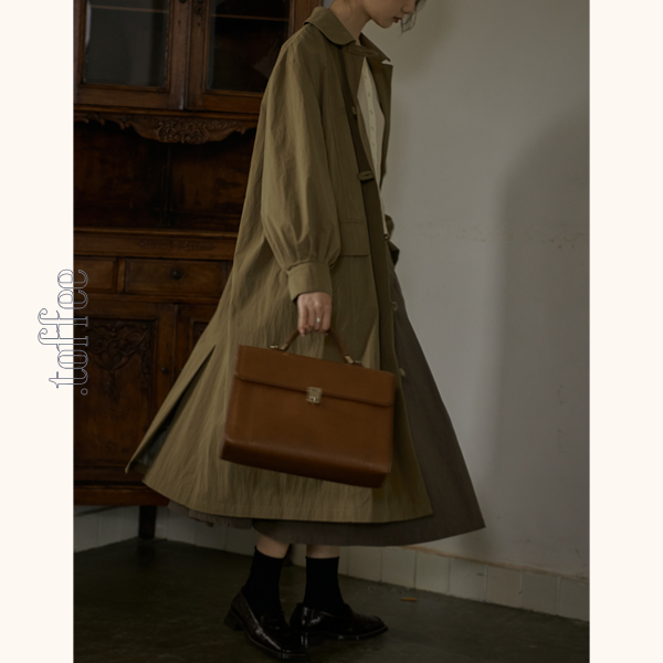 オリーブグリーンロングジャケット Z00524