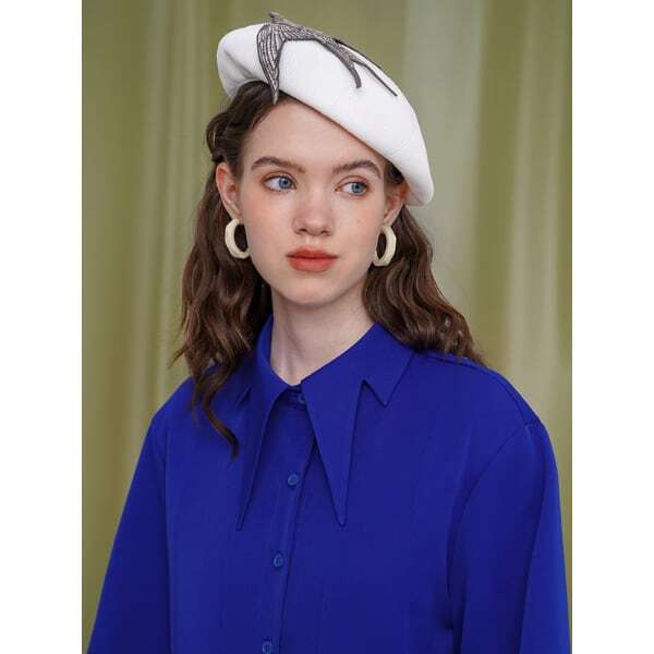 【4color】スワローカラーブラウス C0039