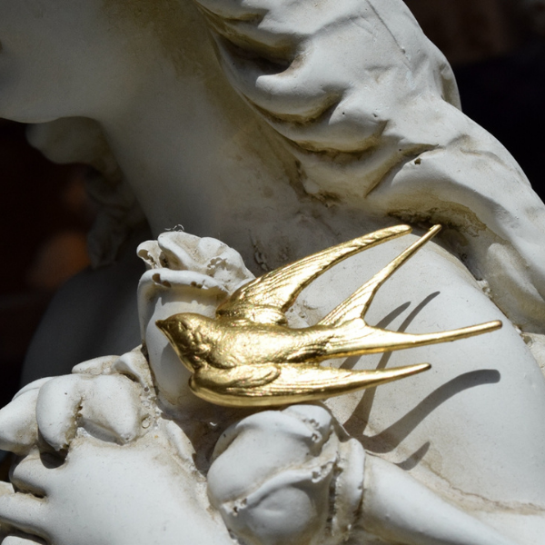 つばめブローチ X-093