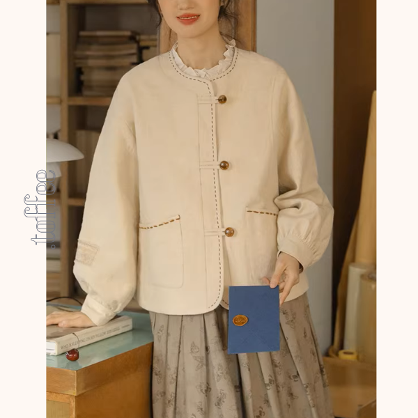 ステッチが奏でる温もりジャケット《Z01140》