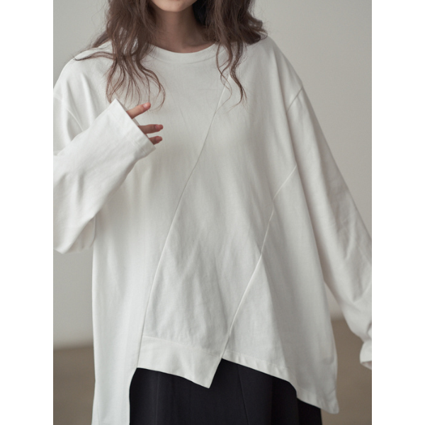 Aラインオーバーサイズシャツ Z00152